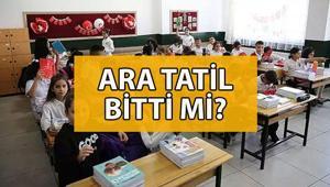 YARIN OKUL VAR MI,  17 Kasım Pazartesi okullar yarın açılıyor mu İlk ara tatil bitti mi