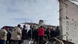 Şanlıurfada inşaatta göçük 2 işçi ağır yaralandı