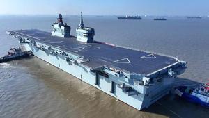 Çin’den dev gövde gösterisi 50 bin tonluk ilk insansız hava aracı gemisi denizde