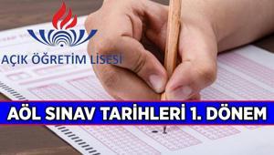 Açık Öğretim Lisesi sınavları (e - sınav, yazılı sınav) ne zaman Açık Öğretim Lisesi sınav giriş belgesi ne zaman açıklanacak İşte 1. Dönem AÖL sınav tarihleri
