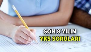 OGM Materyal YKS çıkmış sorular Son 8 Yılın üniversite sınavında çıkan sorular