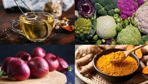 Gençleştiren dörtlü: Soğan, zerdeçal, lahanagiller ve yeşil çay Hücreleri tertemiz yapıyor