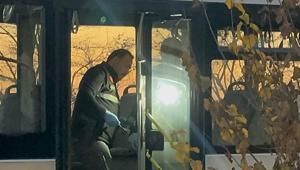 Belediye otobüsünde cinayet Eşinin gözü önünde öldü