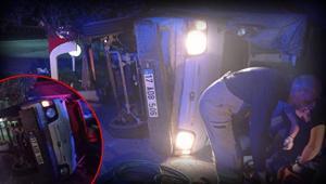 Balıkesirde feci kaza Kamyon ile kamyonet çarpıştı: 1 ölü, 1 yaralı