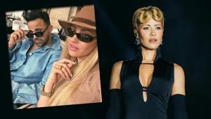 Mutluluktan gözleri parlıyor Derya Uluğ ve sevgilisinden romantik kare