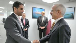Bakan Uraloğlu, Katarlı mevkidaşı Abdulla Al Thani ile bir araya geldi