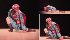 Bir anda acı içinde kıvranmaya başladı Ters hareket yapan dansçının çapraz bağları koptu