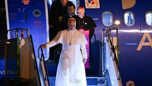 Türkiye ziyareti süren Papa 14. Leo İstanbul’a geldi