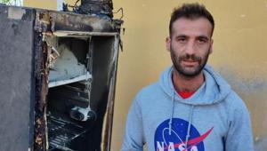 Anne ile oğlu dehşeti yaşadı Pencereden atlayarak kurtuldular