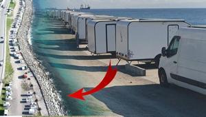 Bölge adeta karavan mahallesine döndü, vatandaş isyan etti: Sayıları 700’e dayandı, sahili kullanamıyoruz