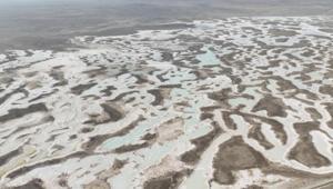 Türkiye’nin ikinci büyük gölünde kırmızı alarm Sular çekildi ortaya çıktı: 90 yılda yüzde 85 küçüldü