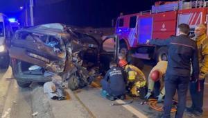 Maltepede zincirleme trafik kazası: 4 yaralı