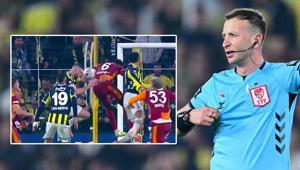 Fenerbahçe - Galatasaray derbisinde kritik pozisyon Gol VARdan döndü
