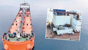 Bir Rus gemisi daha vuruldu