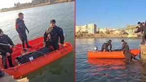 Terliğini almak isterken Dicle Nehri’ne düşen Ahmet’ten acı haber