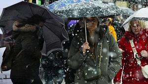 Meteoroloji hafta sonu için uyardı Kar ve sağanak geliyor: İşte o iller…