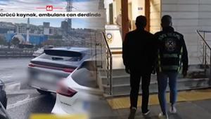 Kaynak yapmak isteyen sürücü ambulansı engelledi