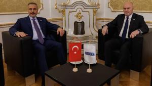 Dışişleri Bakanı Hakan Fidan, AGİT Genel Sekreteri Sinirlioğlu ile görüştü