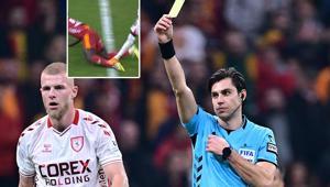 Galatasaraydan maç sonu paylaşım: Bu da mı kırmızı kart değil