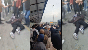 İstanbulda durakta bayılan çocuk metrobüsün altında kalarak yaralandı