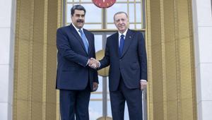 Maduro ile görüşen Cumhurbaşkanı Erdoğan: Bölgedeki gelişmeleri yakından takip ediyoruz