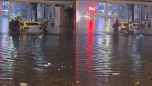 İstanbul’da yağmur felaketi: Alt geçitte mahsur kalan sürücü kurtarıldı