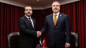 Dışişleri Bakanı Hakan Fidan, Suriyeli mevkidaşı Şeybani ile görüştü