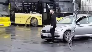 Şişli’de İETT durağında havaya ateş açan şüpheli yakalandı