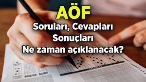 AÖF 2025 Güz Dönemi Ara Sınav (vize) soruları, cevapları açıklandı mı AÖF sınav sonuçları ne zaman açıklanacak