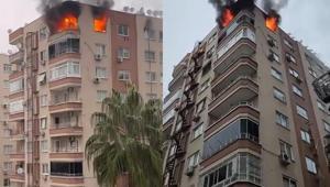 Mersinde iki ayrı ilçede ev yangını Ekiplerin müdahalesiyle söndürüldü