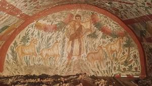 İznik’te tarihi keşif: Anadolu’da bir ilk olabilecek ‘Çoban İsa’ freski gün yüzüne çıktı