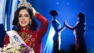 Tartışmalı güzelden gergin röportaj Soruyu duyunca programı terk etti