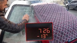 Sibirya değil Türkiye Kent adeta buzdan şehre dönüştü: ‘Eksi 13 dereceyi gördük’