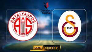Süper Ligde Antalyaspor - Galatasaray maçı Muhtemel 11ler