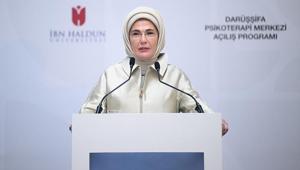 Emine Erdoğan, İHÜ İPAM Darüşşifa Psikoterapi Merkezinin açılışına katıldı
