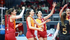 Galatasaray, Beşiktaşı set vermeden mağlup etti