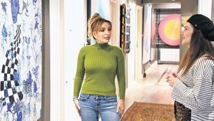 Yeni evi için tablo baktı