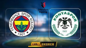 Fenerbahçe-Konyaspor maçı ne zaman, saat kaçta, hangi kanalda Muhtemel ilk 11ler
