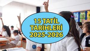 MEB YAYINLADI 📍 YARIYIL TATİLİ NE ZAMAN 15 tatil (Sömestr) ne zaman başlıyor, ne zaman bitiyor MEB 15 tatil tarihleri 2025-2026