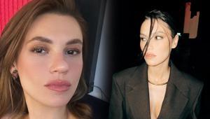 Nikah şahidi oldu Yüsra Geyikin iddialı elbisesiyle göz kamaştırdı