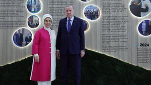 Emine Erdoğan, 16’ncı Büyükelçiler Konferansı kapsamında büyükelçiler ve eşleriyle bir araya geldi