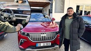 TOGG Avrupada yollarda İlk teslimat Almanyada gerçekleşti