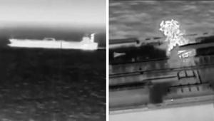 Akdenizde sıcak saatler Rusyanın petrol tankeri vuruldu