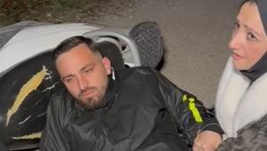 Yürekleri ağza getiren sürpriz ‘Kaza yaptım’ diyerek çağırdığı sevgilisine evlilik teklif etti