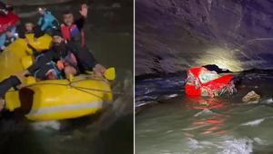 Zap Suyunda can pazarı 300 metrelik uçurumdan yuvarlandı