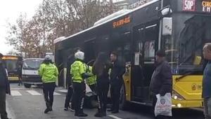 Fatih’te İETT otobüsünün çarptığı yaya ağır yaralandı