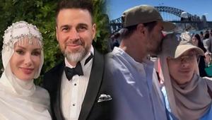 Gamze Özçelik eşi Reshad Strikin memleketine gitti