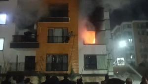 Şanlıurfada panik Yangında mahsur kalanlar kurtarıldı