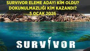 SURVIVOR ELEME ADAYI KİM OLDU 5 Ocak 2026 Survivor dokunulmazlığı hangi takım kazandı ve eleme adayı kim seçildi