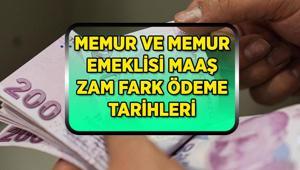 Zam farkları ne zaman hesaplara yatacak 14-15 günlük memur maaş zam farkı ödeme tarihleri açıklandı mı